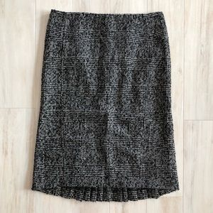 NWT Express Tweed Pleated Tail Skirt
